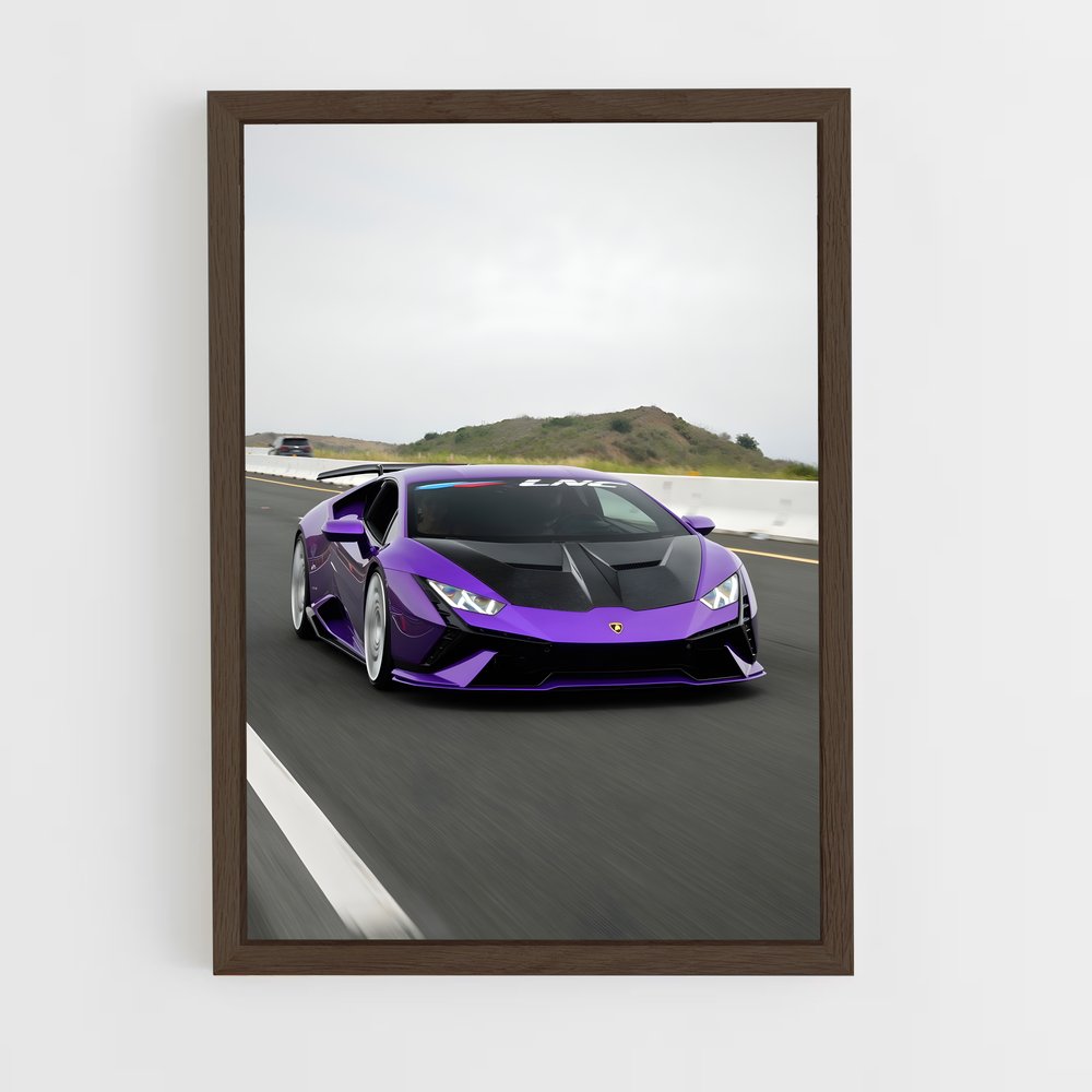 Poster Huracan Vitesse – affiche Lamborghini (vue 5)